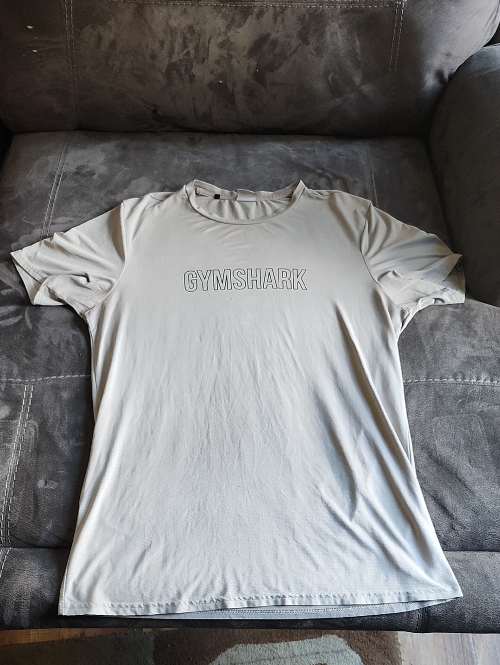 Gymshark Men's T-Shirt in Light Gray